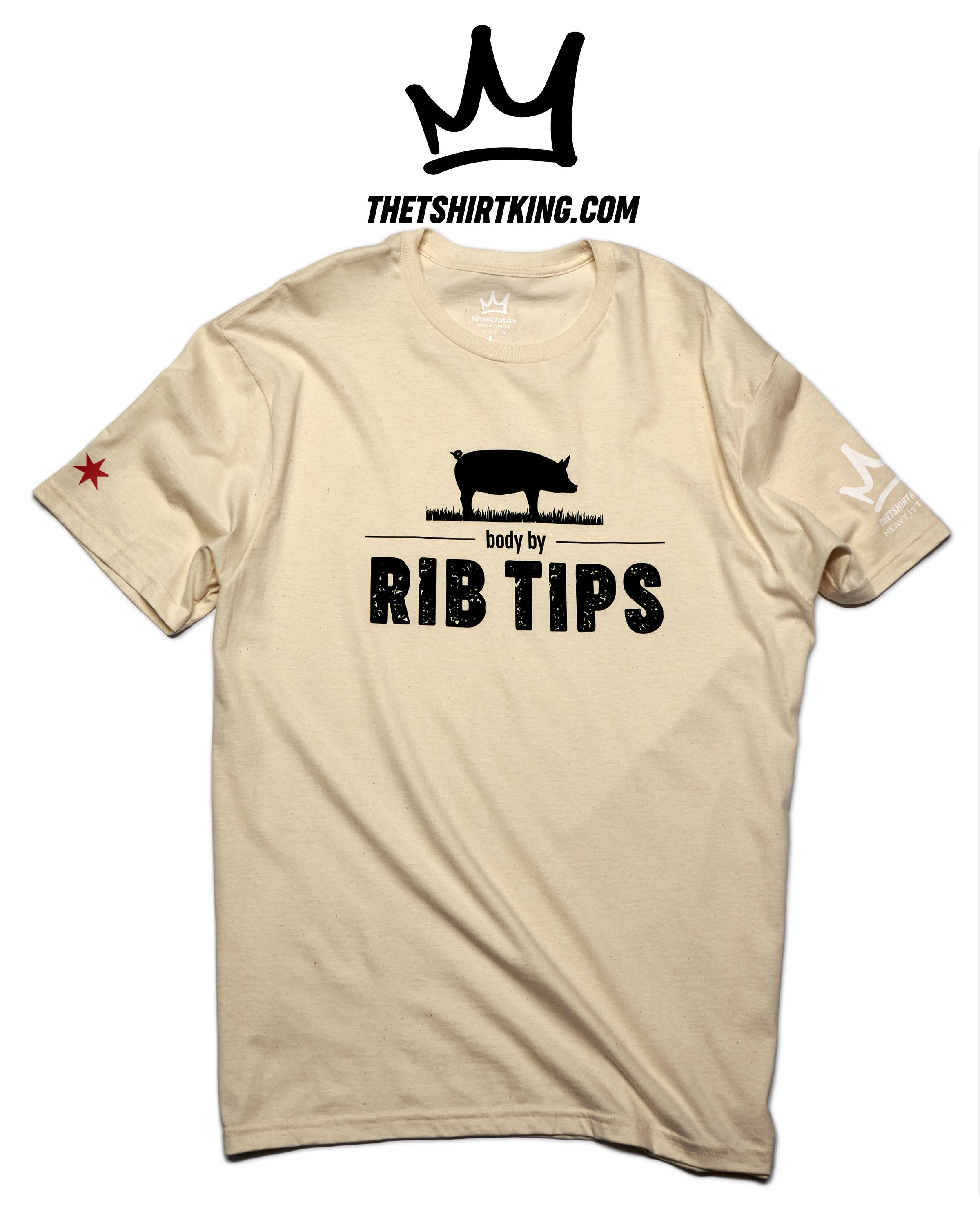 Lem's Bar-B-Q — Rib Tips cream tee